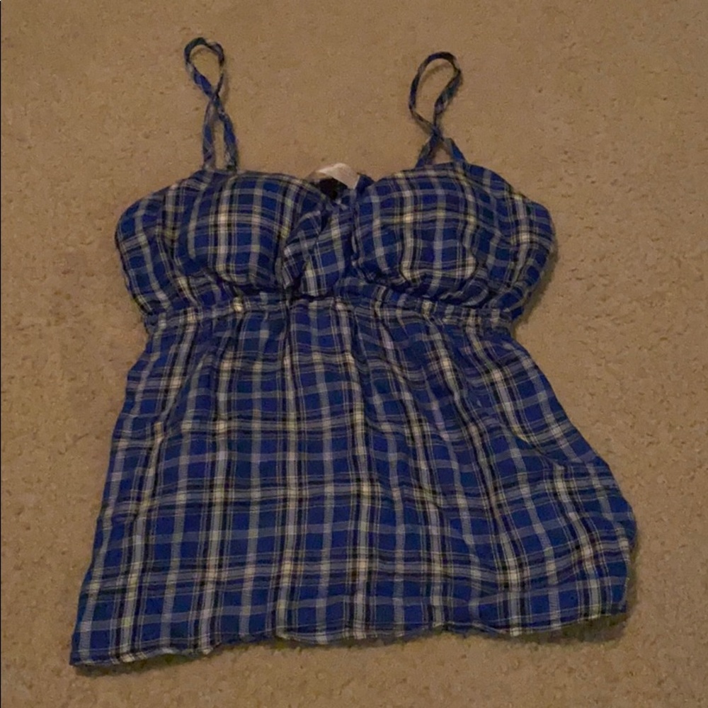 Blue tank top